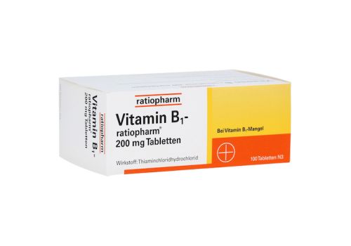 Vitamin B1-ratiopharm 200mg – PZN 01586054 (PZN 01586054)