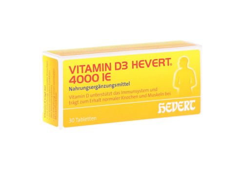 Vitamin D3 Hevert 4.000 I.E. Tabletten – PZN 11088245 (PZN 11088245)