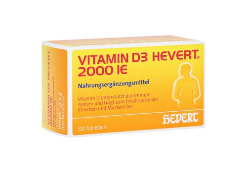 Vitamin D3 Hevert 2.000 I.E. Tabletten – PZN 11295441 (PZN 11295441)