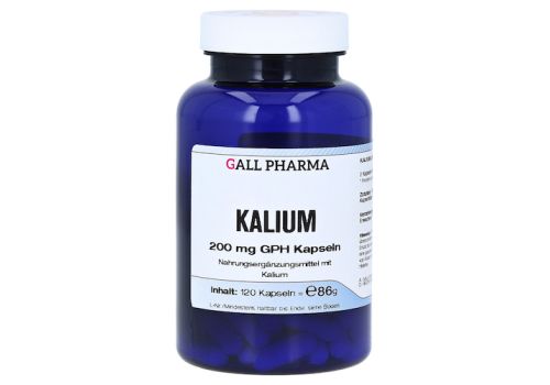 KALIUM 200 mg GPH Kapseln – PZN 04569211 (PZN 04569211)