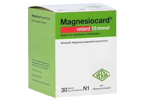 Magnesiocard retard 15 mmol – PZN 06800807 (PZN 06800807)