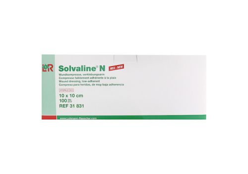 SOLVALINE N Kompressen 10x10 cm steril – PZN 07597745 (PZN 07597745)