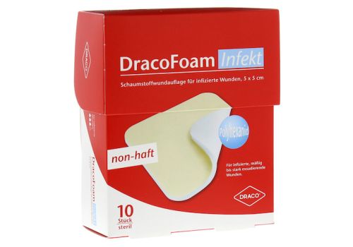 DRACOFOAM Infekt Schaumst.Wundauf.5x5 cm – PZN 10317608 (PZN 10317608)