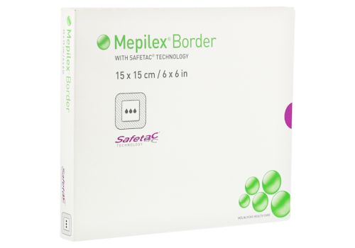 MEPILEX Border Schaumverband 15x15 cm – PZN 07577151 (PZN 07577151)