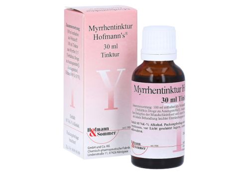 Myrrhentinktur Hofmann's – PZN 00691091 (PZN 00691091)