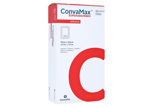 CONVAMAX Superabsorber adhäsiv 10x20 cm – PZN 15634466 (PZN 15634466)