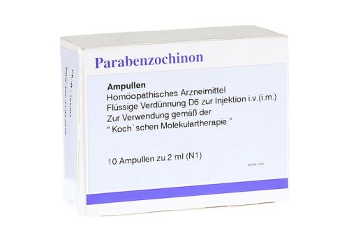 PARABENZOCHINON Ampullen – PZN 09918053 (PZN 09918053)