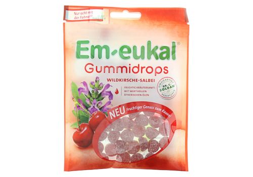 Em-eukal Gummidrops Wildkirsche-Salbei zuckerhaltig – PZN 11112788 (PZN 11112788)