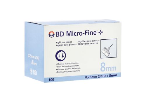 BD MICRO-FINE+ Pen-Nadeln 0,25x8 mm – PZN 11690752 (PZN 11690752)