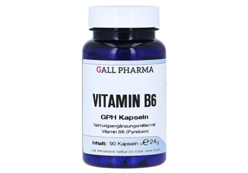 VITAMIN B6 GPH Kapseln – PZN 02552502 (PZN 02552502)