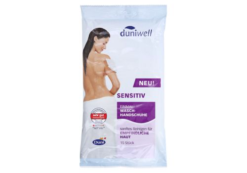 DUNIWELL Einmal Waschhandschuhe sensitiv – PZN 13816074 (PZN 13816074)