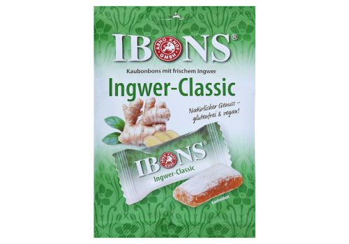 IBONS Ingwer Classic Tüte Kaubonbons – PZN 16884573 (PZN 16884573)