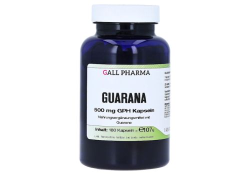 GUARANA 500 mg GPH Kapseln – PZN 09786404 (PZN 09786404)