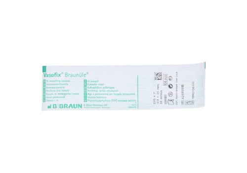 VASOFIX Braunüle 22 G 25 mm blau – PZN 02758801 (PZN 02758801)