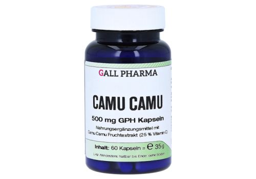 CAMU CAMU 500 mg GPH Kapseln – PZN 00678802 (PZN 00678802)