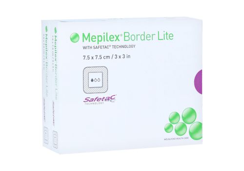 MEPILEX Border Lite Schaumverb.7,5x7,5 cm steril – PZN 15529143 (PZN 15529143)