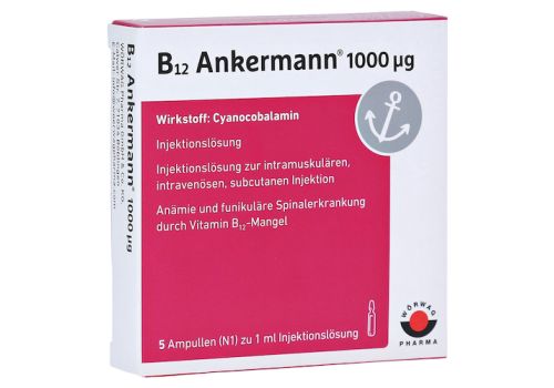 B12 Ankermann 1.000 µg Ampullen – PZN 06439470 (PZN 06439470)