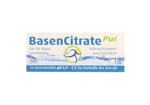 Basencitrate Pur Teststreifen ph 5,9-7,7 – PZN 02067497 (PZN 02067497)