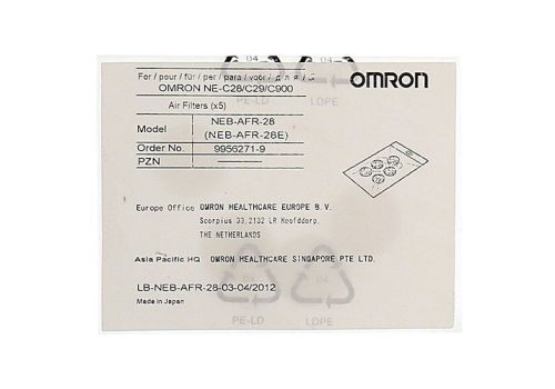 OMRON Vernebler Luftfilter f.C28/29 – PZN 00695657 (PZN 00695657)