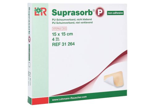 SUPRASORB P PU-Schaumv.nicht klebend 15x15 cm – PZN 09442107 (PZN 09442107)