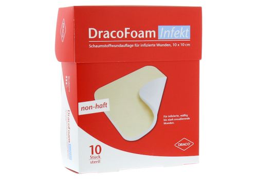 DRACOFOAM Infekt Schaumst.Wundauf.10x10 cm – PZN 10317614 (PZN 10317614)