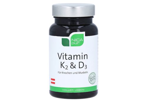 NICAPUR Vitamin K2 & D3 Kapseln – PZN 11583878 (PZN 11583878)