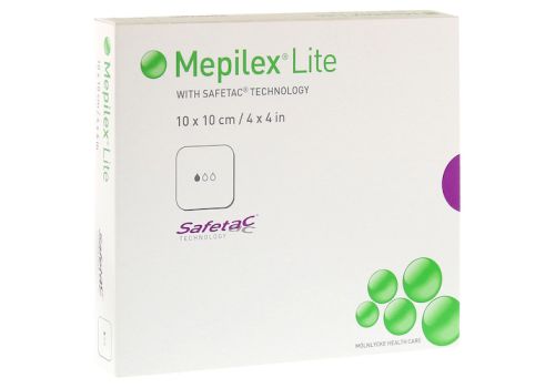 MEPILEX Lite Schaumverband 10x10 cm steril – PZN 11134376 (PZN 11134376)