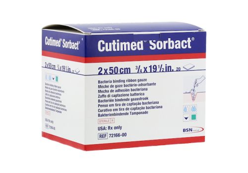 CUTIMED Sorbact Tamponaden 2x50 cm – PZN 11660461 (PZN 11660461)