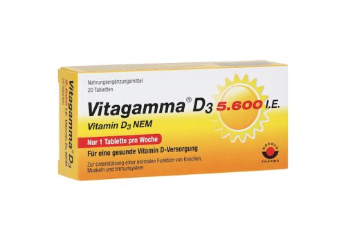 Vitagamma D3 5.600 I.E .Vitamin D3 NEM – PZN 11239448 (PZN 11239448)