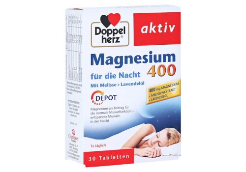 Doppelherz aktiv Magnesium 400 für die Nacht – PZN 10389542 (PZN 10389542)