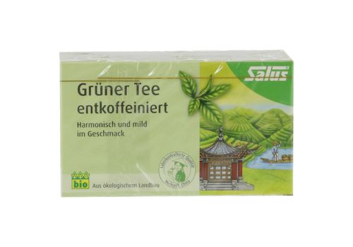 GRÜNER TEE entkoffeiniert Bio Salus Filterbeutel – PZN 09002414 (PZN 09002414)