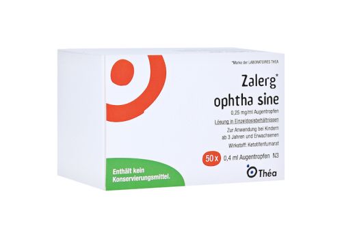 Zalerg ophtha sine 0,25mg/ml Augentropfen – PZN 10168829 (PZN 10168829)