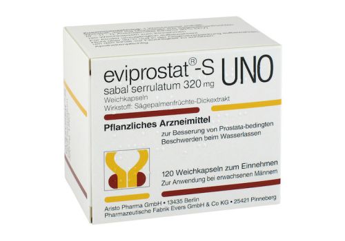 Eviprostat-S Sabal serrulatum 320 Uno – PZN 07278069 (PZN 07278069)