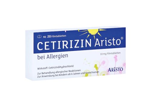 Cetirizin Aristo bei Allergien 10mg – PZN 09703269 (PZN 09703269)