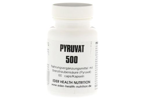 PYRUVAT 500 Kapseln – PZN 04173022 (PZN 04173022)