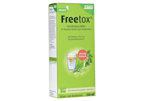 FREETOX Gerstengras-Birke 10-Kräuter-Elixier Bio – PZN 05747301 (PZN 05747301)