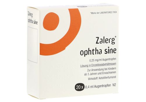 Zalerg ophtha sine 0,25mg/ml Augentropfen – PZN 10168812 (PZN 10168812)