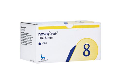 NOVOFINE 8 Kanülen 0,30x8 mm 30 G – PZN 10252292 (PZN 10252292)