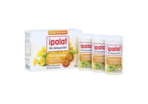 IPALAT Halspastillen honigmild o.Menthol zuckerfr. – PZN 16395868 (PZN 16395868)