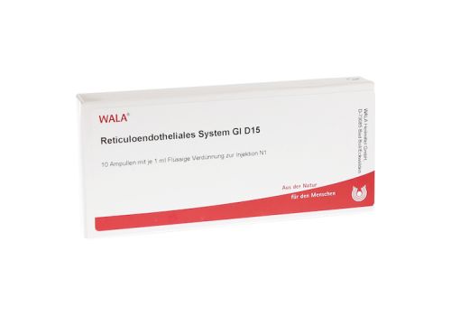 RETICULOENDOTHELIALES System GL D 15 Ampullen – PZN 03354247 (PZN 03354247)