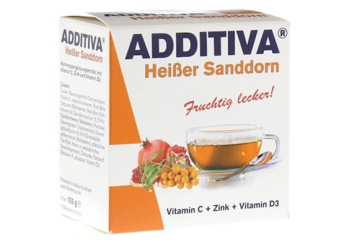 ADDITIVA heißer Sanddorn Pulver – PZN 10627585 (PZN 10627585)