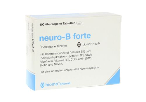 NEURO-B forte biomo Neu überzogene Tabletten – PZN 11646449 (PZN 11646449)