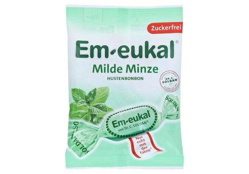 EM EUKAL Bonbons milde Minze zuckerfrei – PZN 10146727 (PZN 10146727)