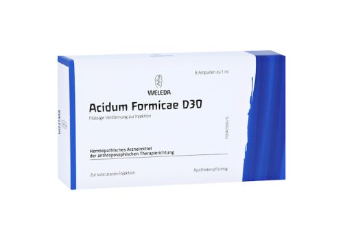 ACIDUM FORMICAE D 30 Ampullen – PZN 07000380 (PZN 07000380)