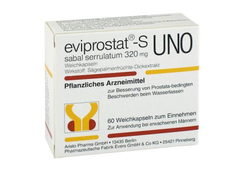 Eviprostat-S Sabal serrulatum 320 Uno – PZN 07278046 (PZN 07278046)