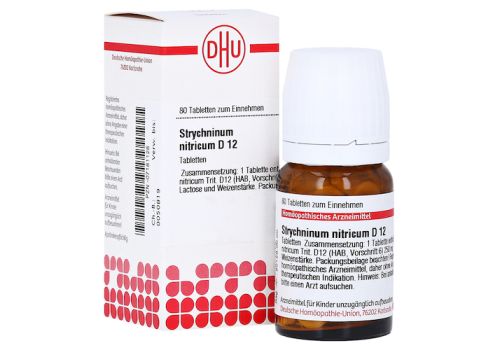 STRYCHNINUM NITRICUM D 12 Tabletten – PZN 07181128 (PZN 07181128)