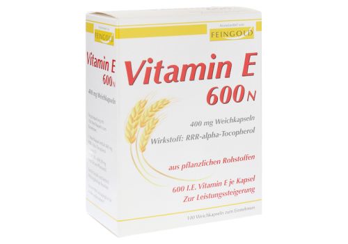 VITAMIN E 600 N Weichkapseln – PZN 11526165 (PZN 11526165)