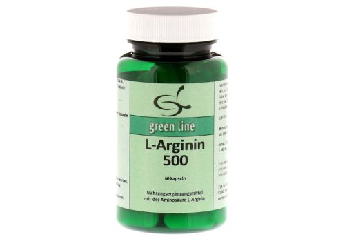 L-ARGININ 500 Kapseln – PZN 08824918 (PZN 08824918)