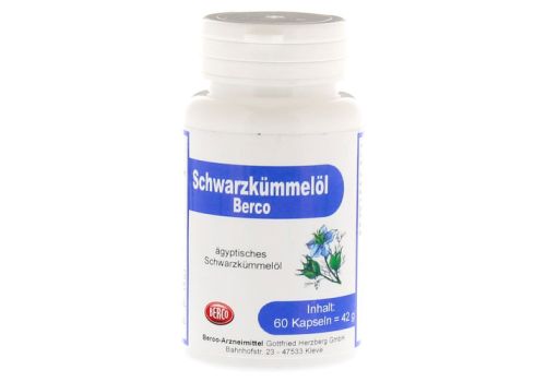 SCHWARZKÜMMELÖL Berco Kapseln – PZN 02417833 (PZN 02417833)