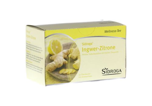 SIDROGA Wellness Ingwer-Zitrone Tee Filterbeutel – PZN 07167571 (PZN 07167571)